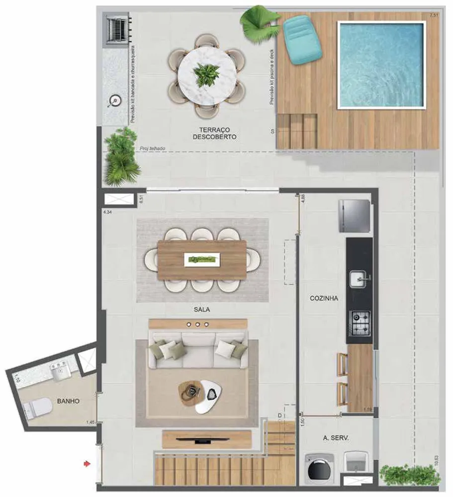 Cobertura, 3 quartos, 110 m² - Foto 86