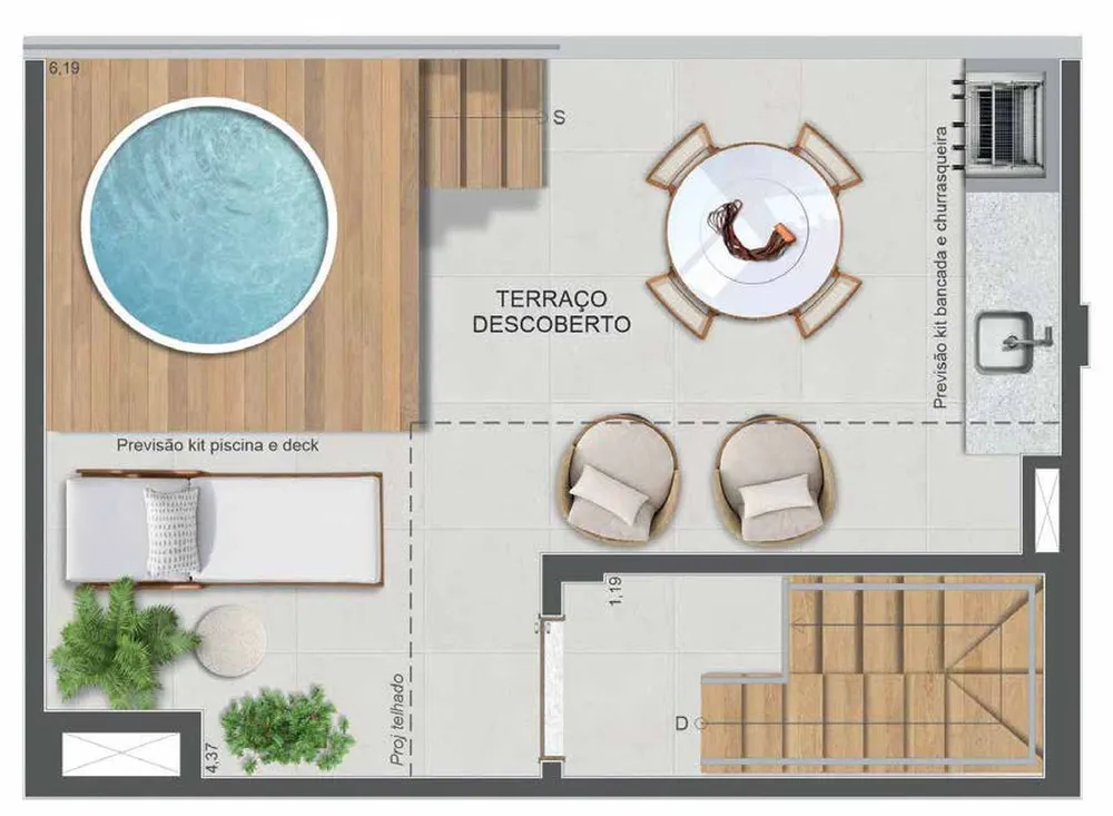 Cobertura, 3 quartos, 110 m² - Foto 39