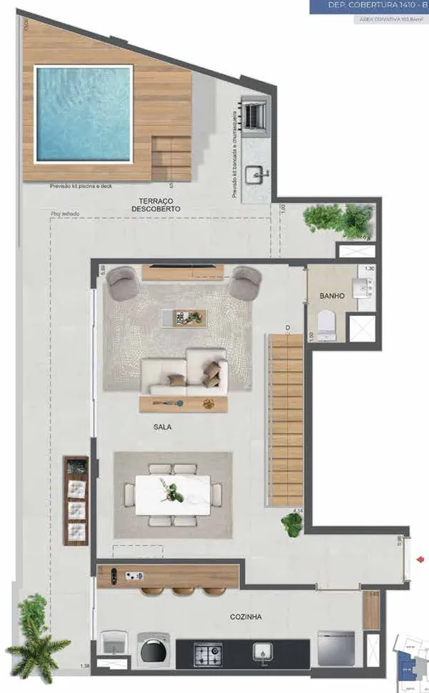 Cobertura, 3 quartos, 110 m² - Foto 87