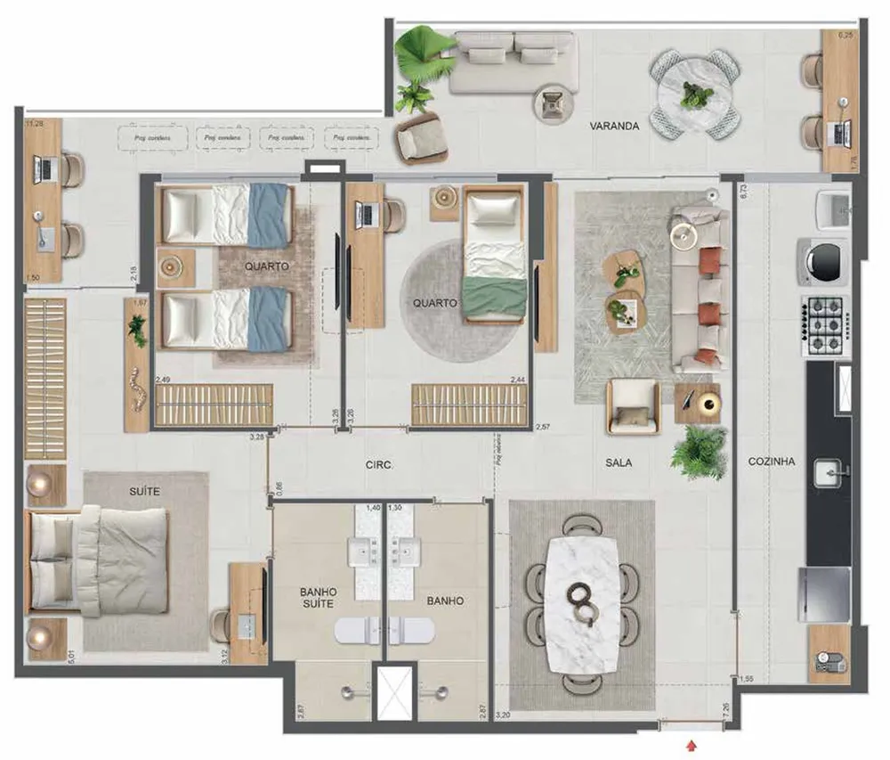 Cobertura, 3 quartos, 110 m² - Foto 49