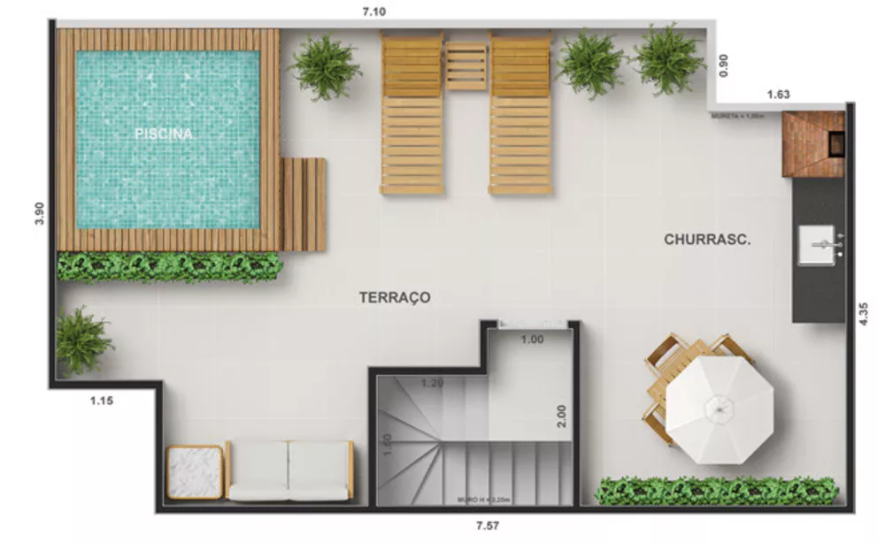 Apartamento, 2 quartos, 51 m² - Foto 26