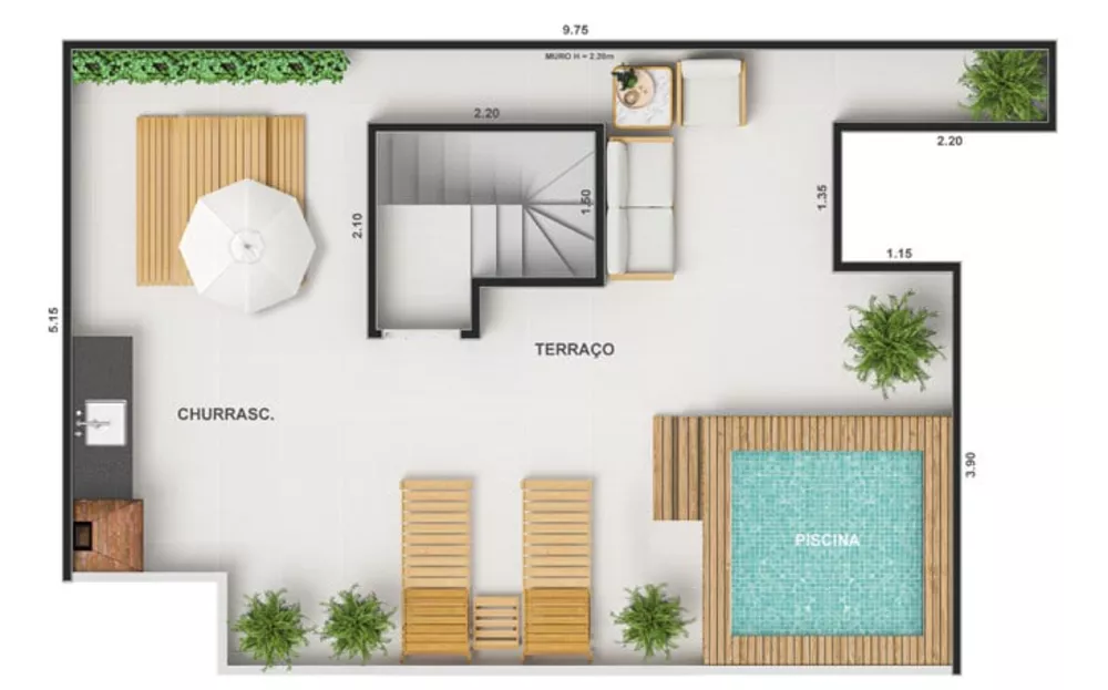 Cobertura, 2 quartos, 93 m² - Foto 29