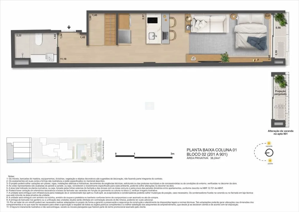 Apartamento, 1 quarto, 48 m² - Foto 33