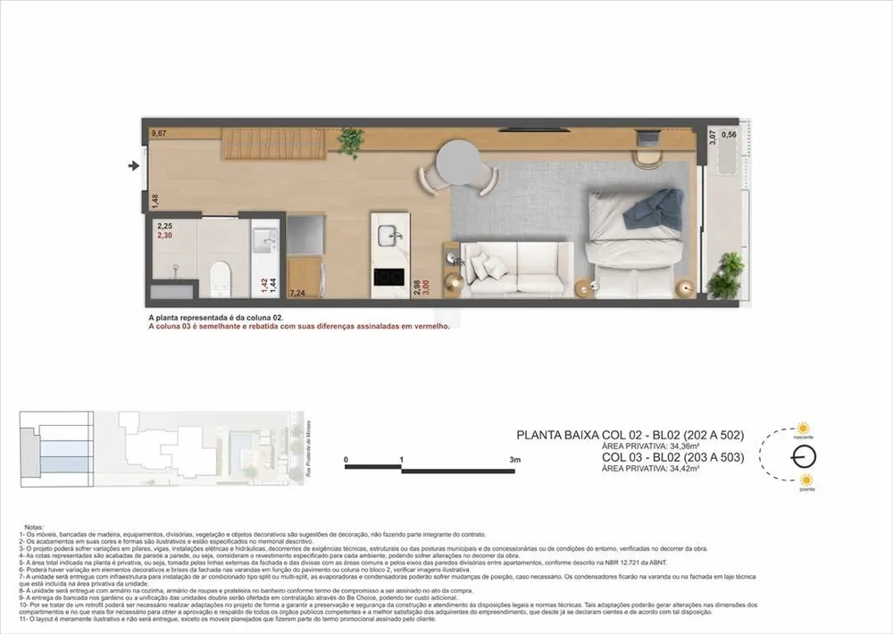 Apartamento, 1 quarto, 48 m² - Foto 34