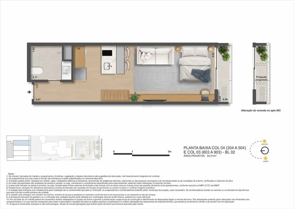 Apartamento, 1 quarto, 48 m² - Foto 35