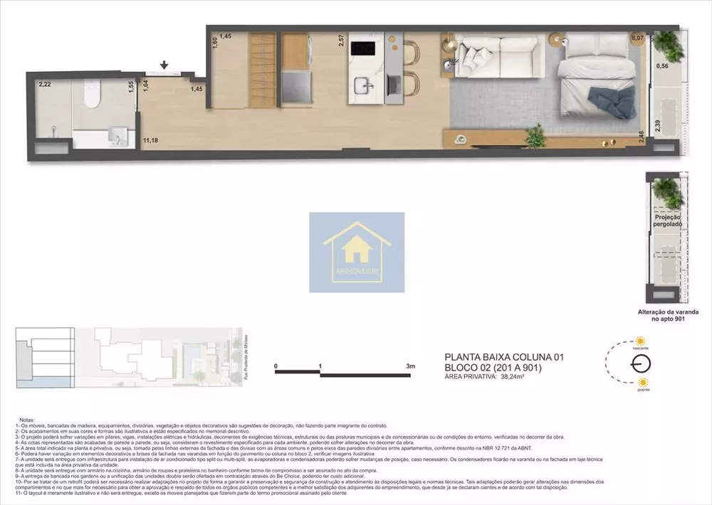 Apartamento, 1 quarto, 48 m² - Foto 15