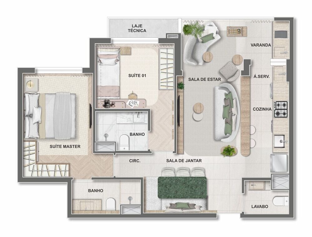 Apartamento à venda com 3 quartos, 95m² - Foto 9
