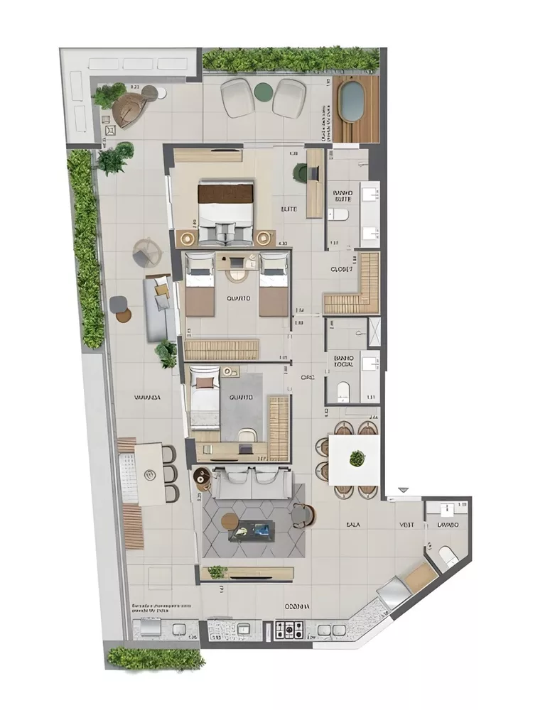 Apartamento, 4 quartos, 208 m² - Foto 23