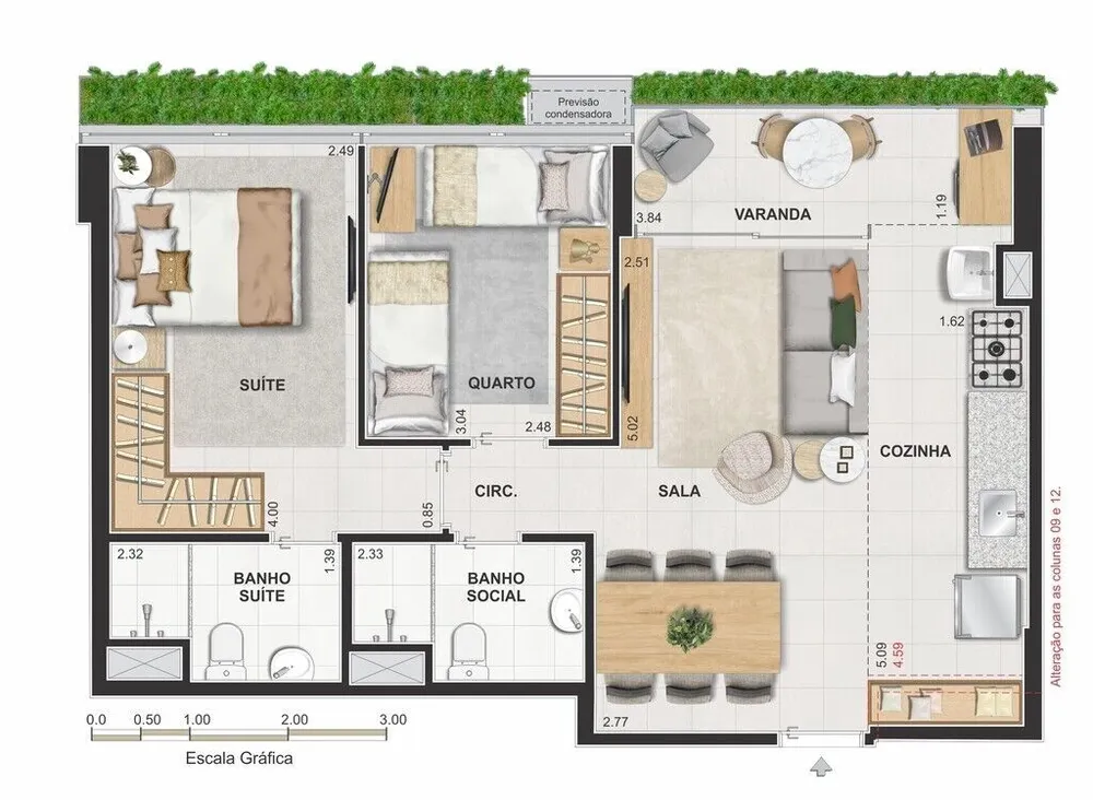 Apartamento, 2 quartos, 60 m² - Foto 53