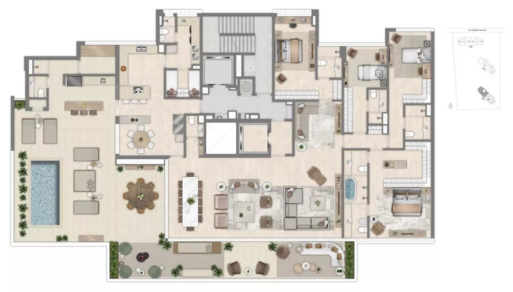 Apartamento, 4 quartos, 199 m² - Foto 45