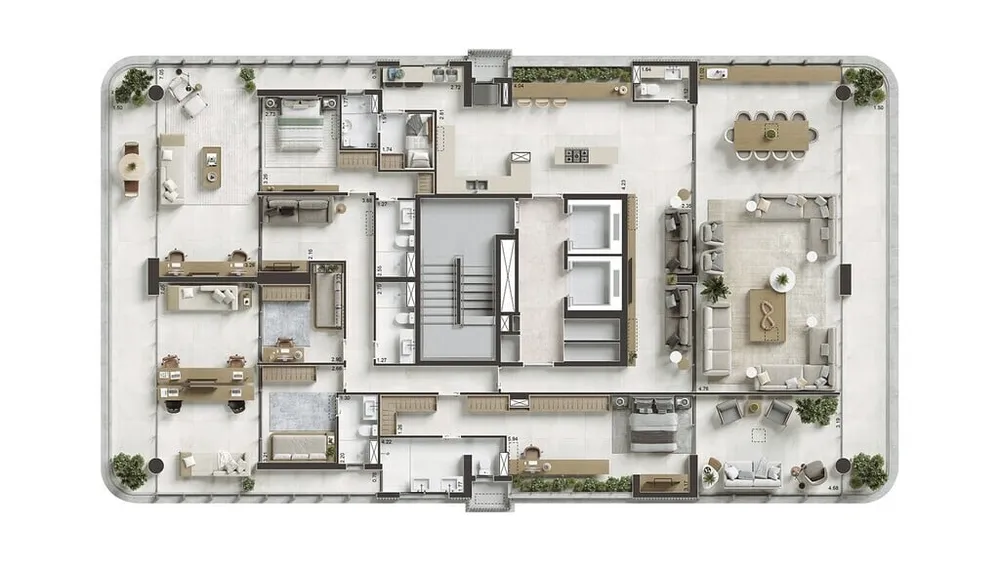 Apartamento, 4 quartos, 344 m² - Foto 58