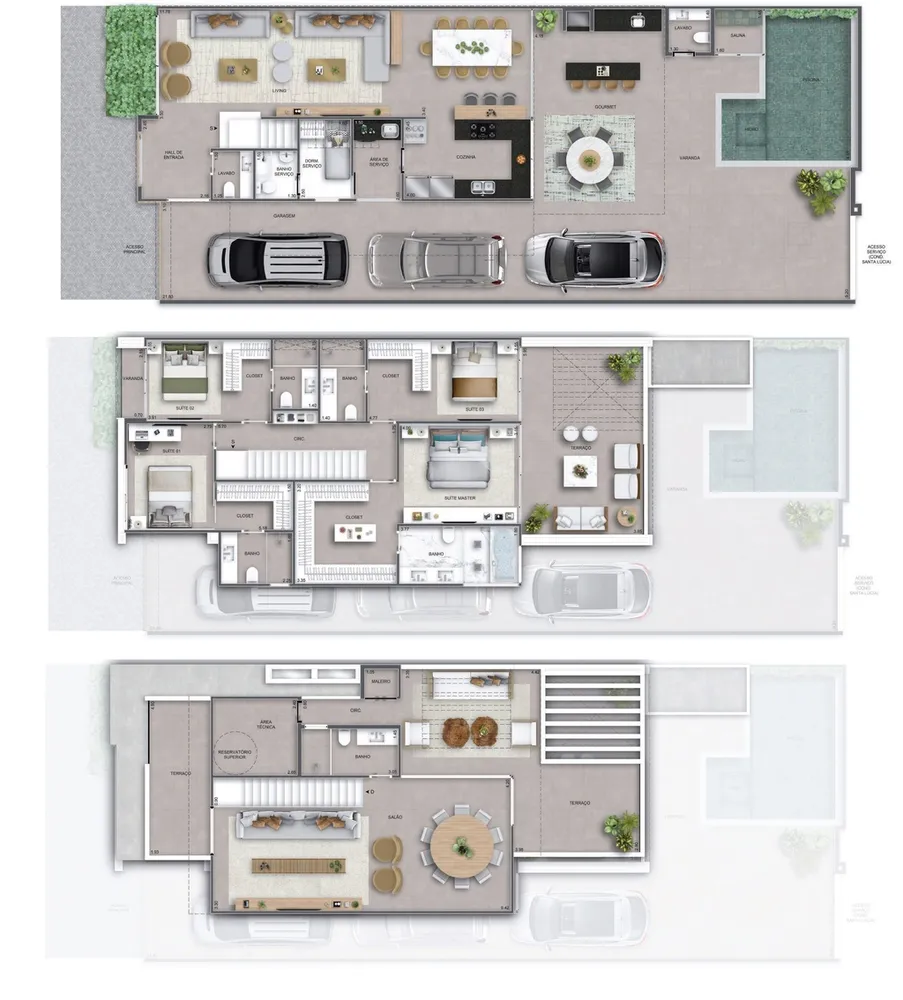 Casa de Condomínio, 4 quartos - Foto 42