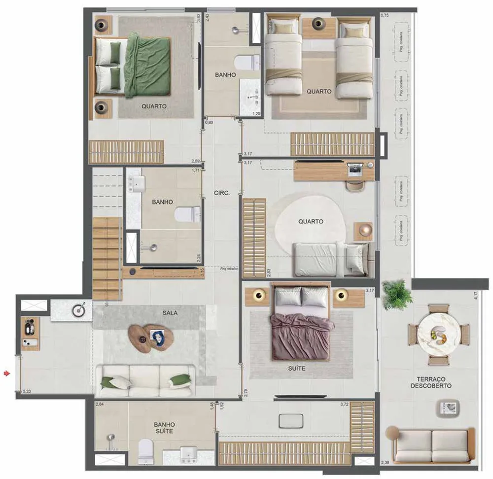 Cobertura, 1 quarto, 110 m² - Foto 106