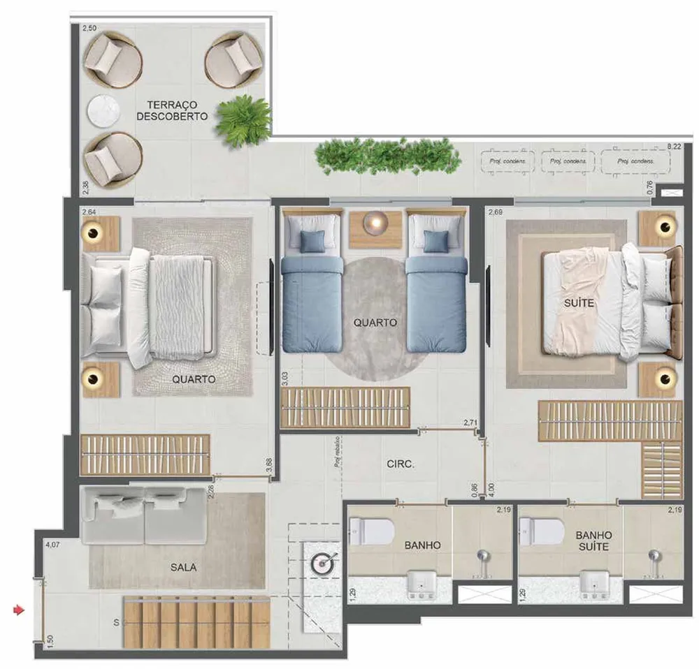 Cobertura, 1 quarto, 110 m² - Foto 76