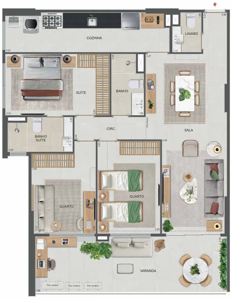 Cobertura, 1 quarto, 110 m² - Foto 72