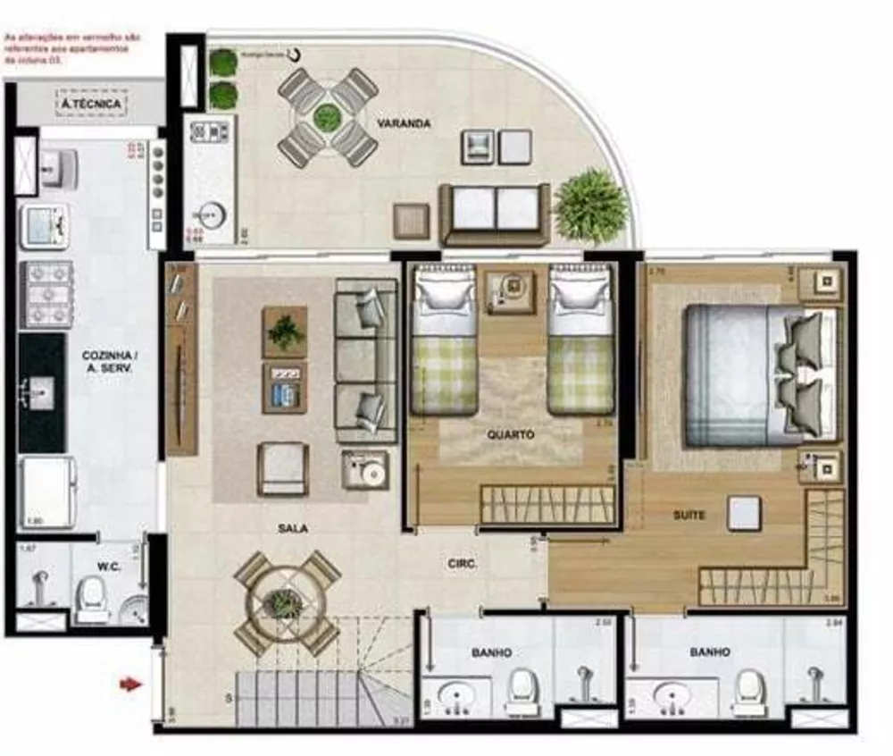 Apartamento, 3 quartos, 117 m² - Foto 41