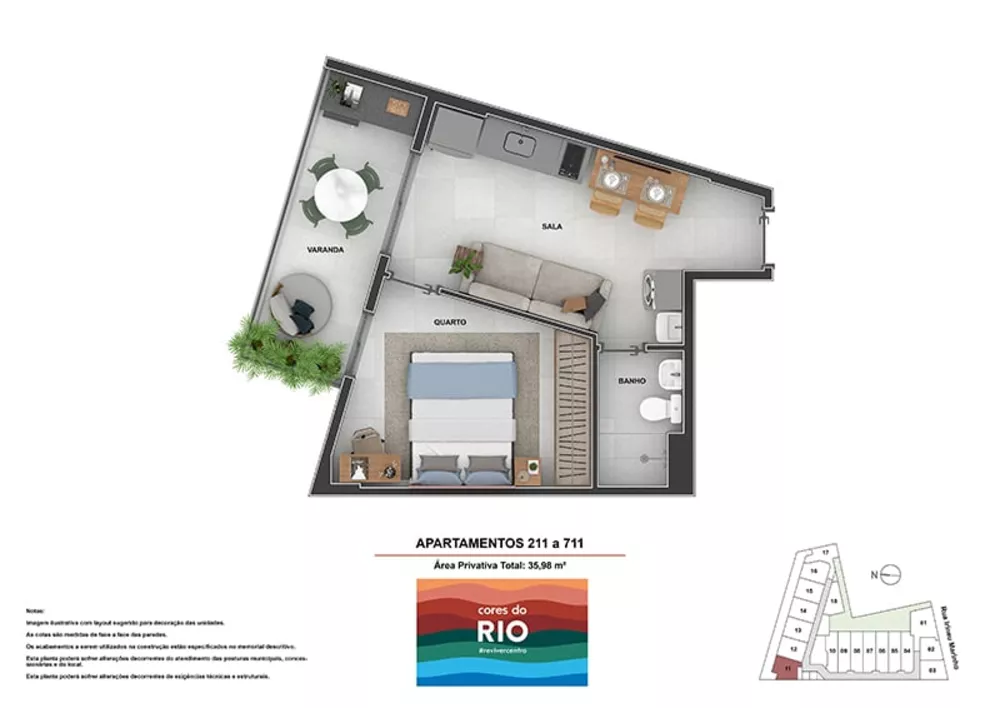 Apartamento, 2 quartos, 53 m² - Foto 23