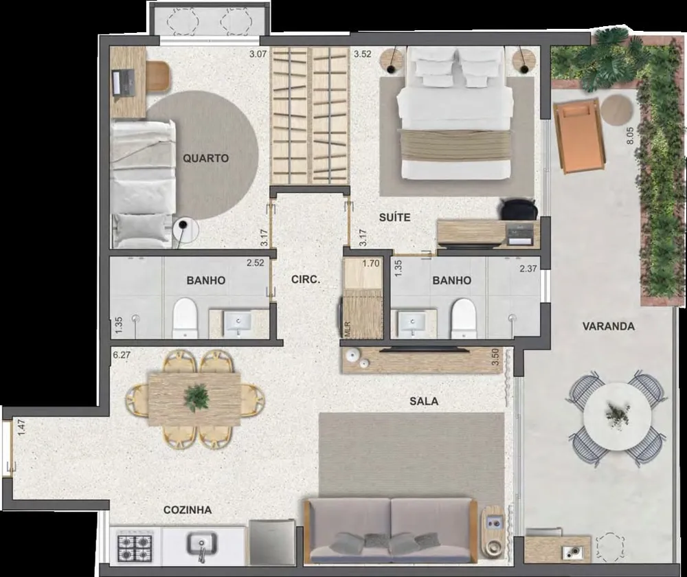 Apartamento, 2 quartos, 66 m² - Foto 23