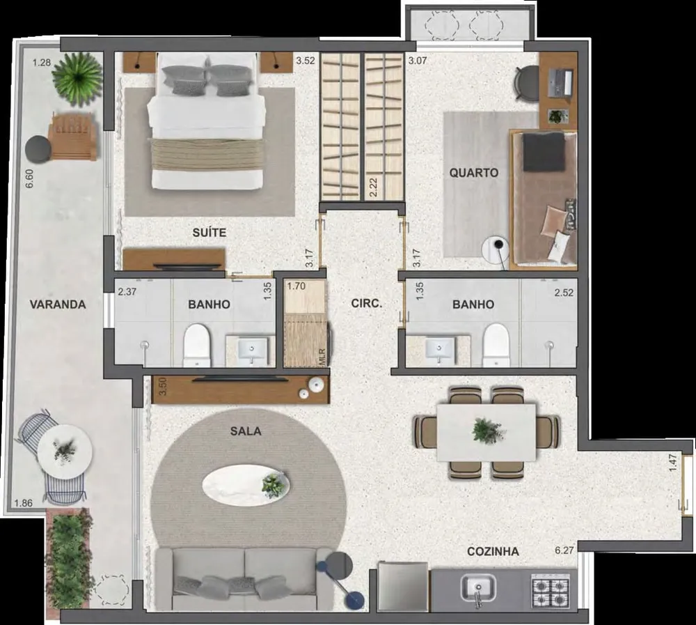 Apartamento, 2 quartos, 66 m² - Foto 22