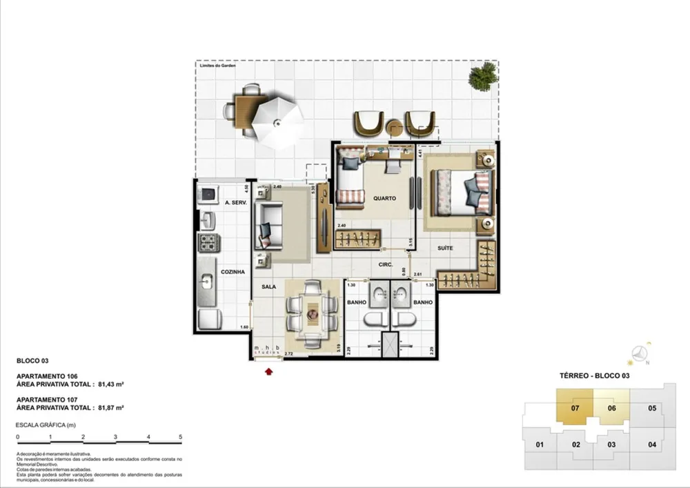 Apartamento, 3 quartos, 75 m² - Foto 54