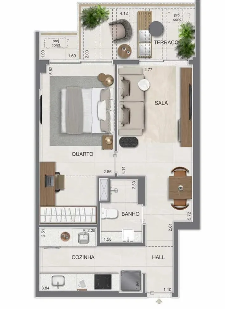 Apartamento, 2 quartos, 75 m² - Foto 37