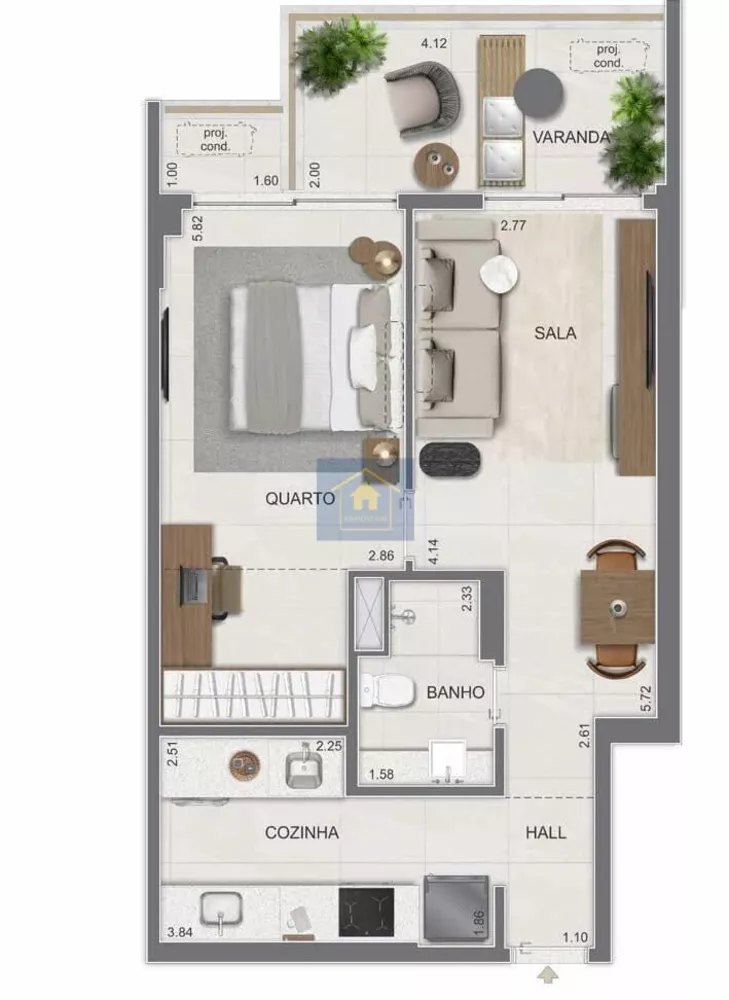Apartamento, 2 quartos, 75 m² - Foto 15