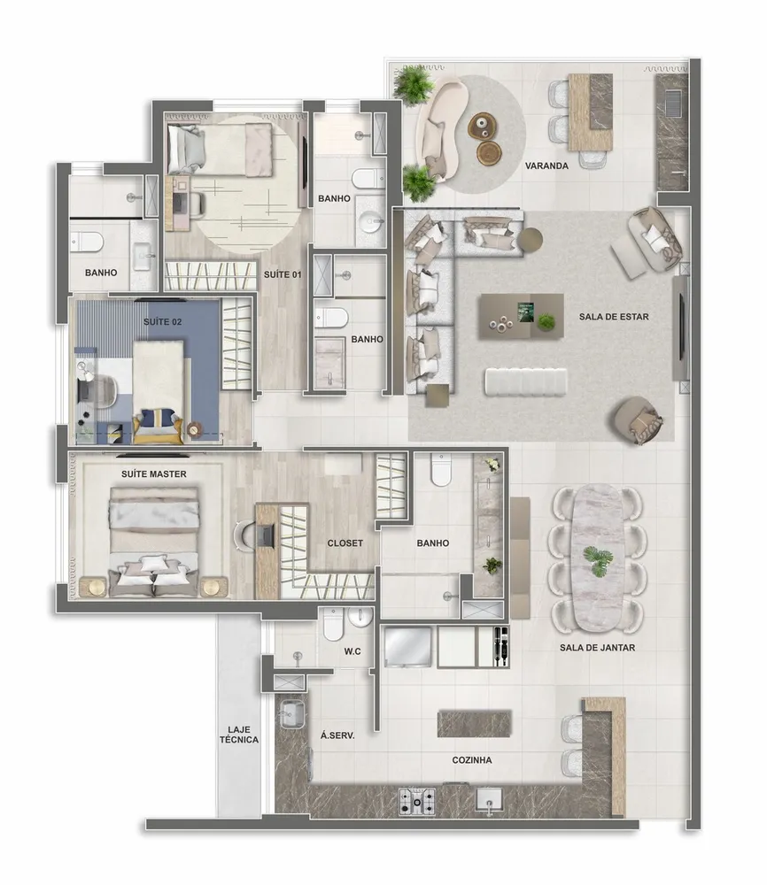 Cobertura, 4 quartos, 292 m² - Foto 90