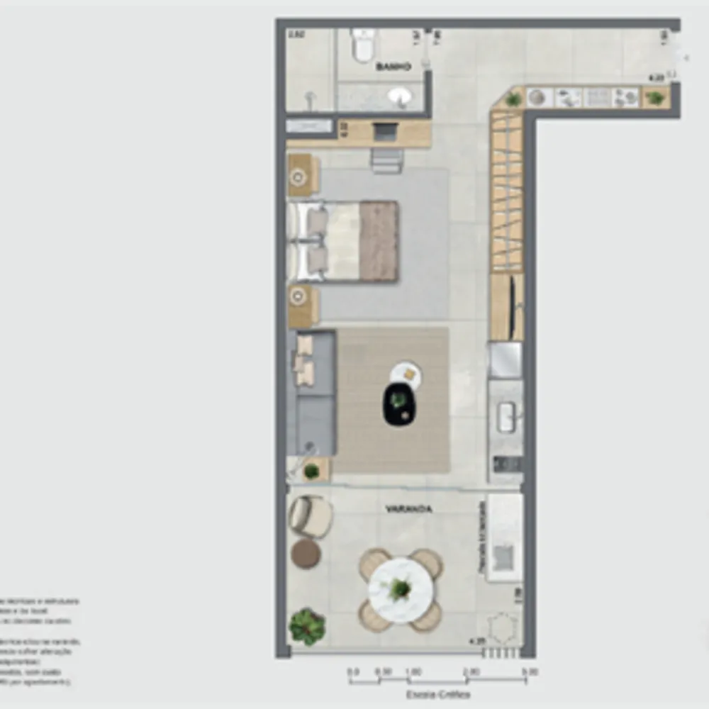 Apartamento, 1 quarto, 39 m² - Foto 53