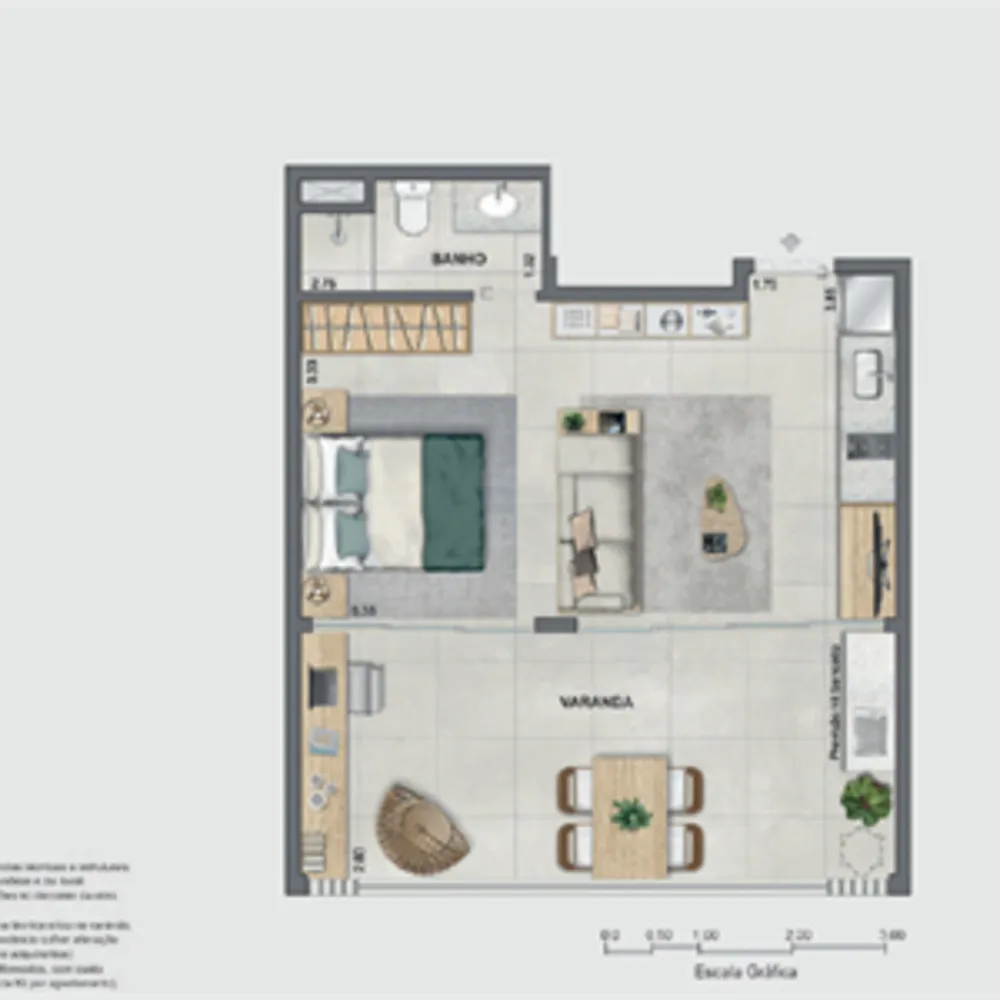 Apartamento, 1 quarto, 39 m² - Foto 51
