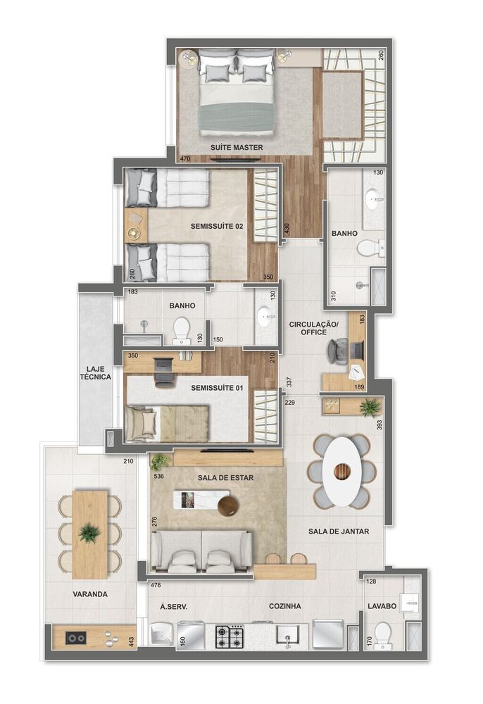Apartamento à venda com 2 quartos, 69m² - Foto 71
