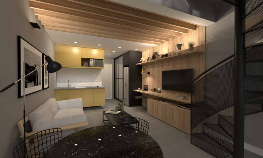Apartamento à venda com 1 quarto, 48m² - Foto 3