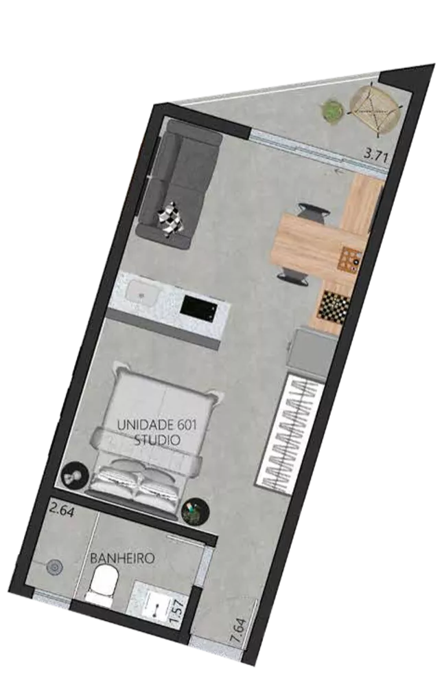 Apartamento, 1 quarto, 48 m² - Foto 43