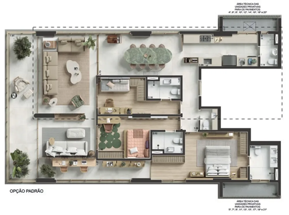 Apartamento, 3 quartos, 167 m² - Foto 20