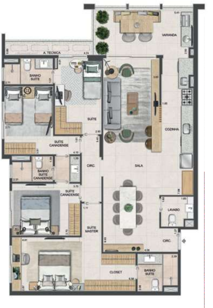 Apartamento, 2 quartos, 77 m² - Foto 24