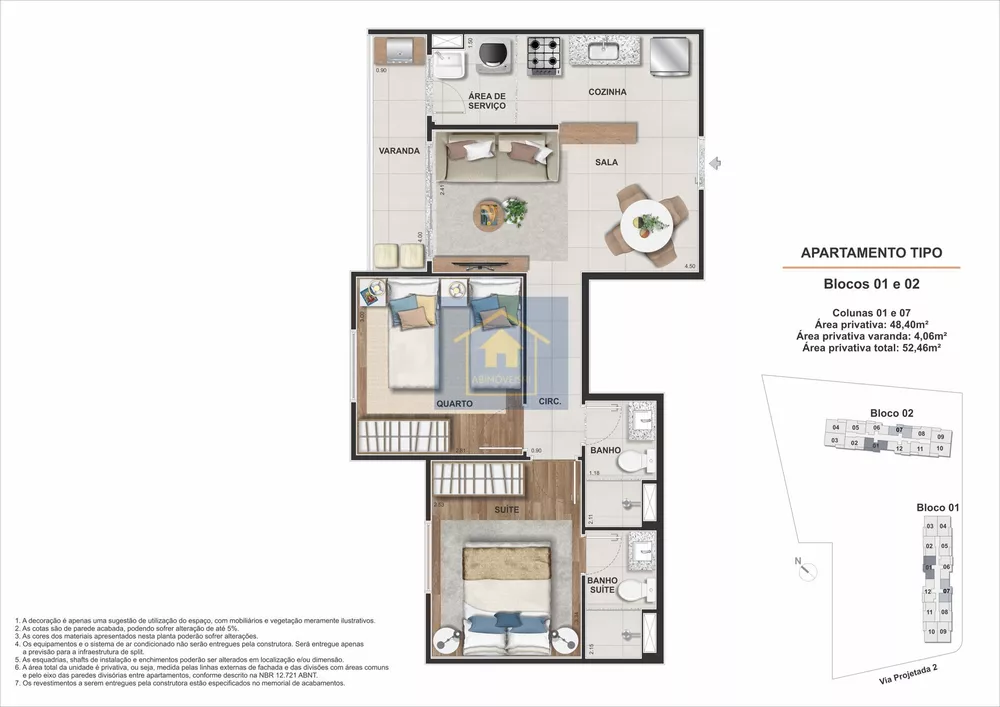 Apartamento, 2 quartos, 52 m² - Foto 26