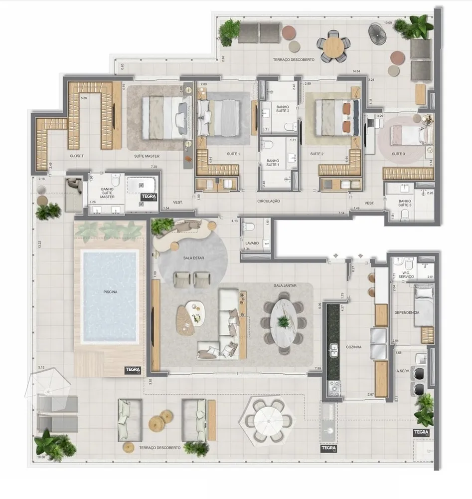 Cobertura, 4 quartos, 365 m² - Foto 106