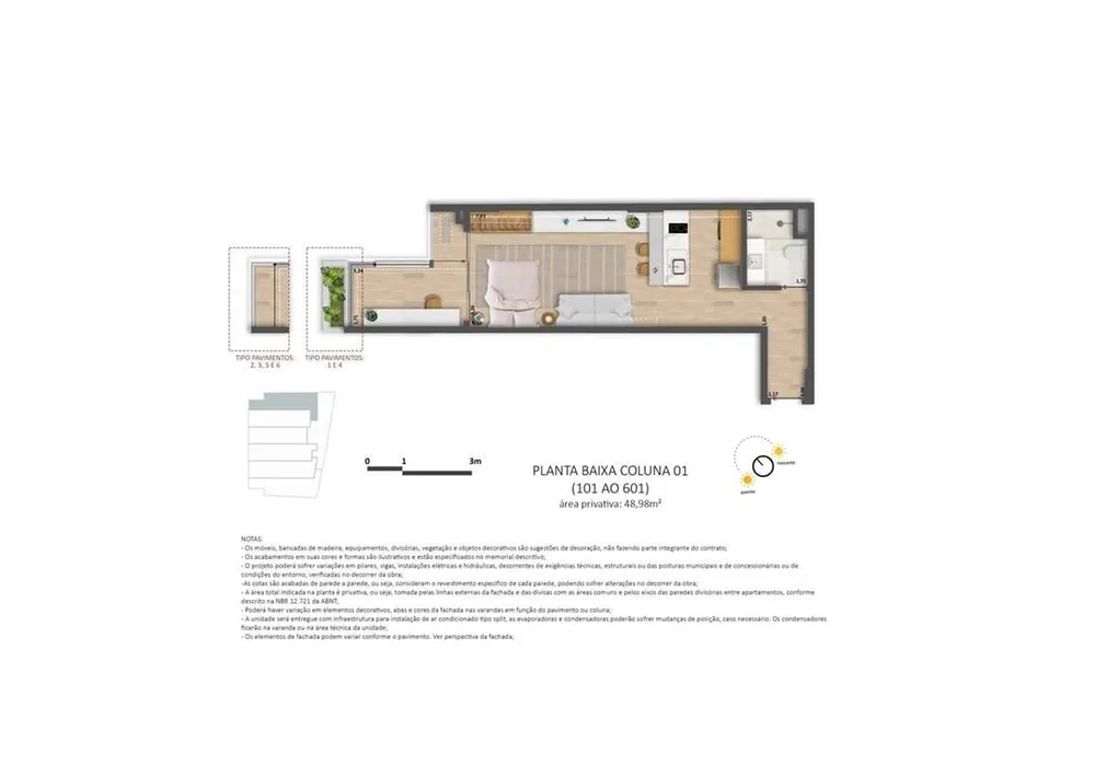Apartamento, 1 quarto, 43 m² - Foto 47