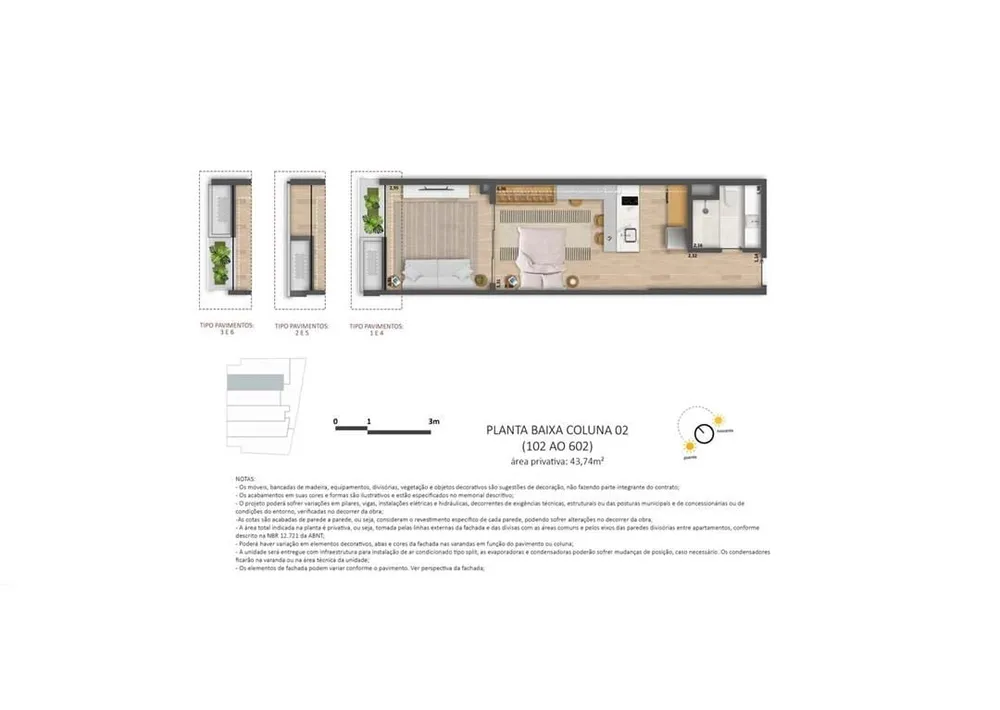 Apartamento, 1 quarto, 43 m² - Foto 52
