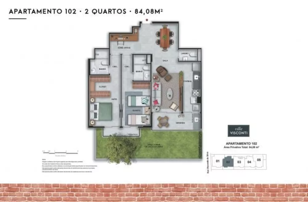 Apartamento, 2 quartos, 84 m² - Foto 21