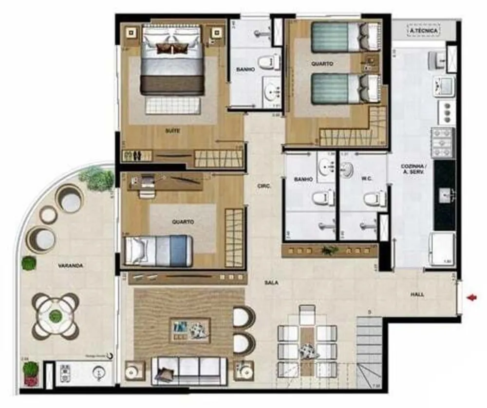 Cobertura, 5 quartos, 265 m² - Foto 43