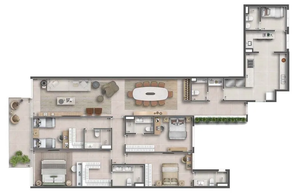 Apartamento, 3 quartos, 166 m² - Foto 37