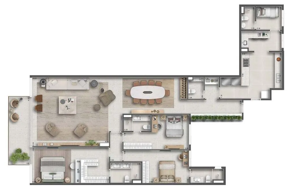 Apartamento, 3 quartos, 166 m² - Foto 20
