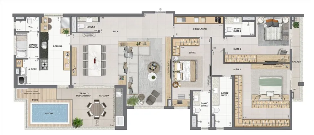 Apartamento, 2 quartos, 75 m² - Foto 54