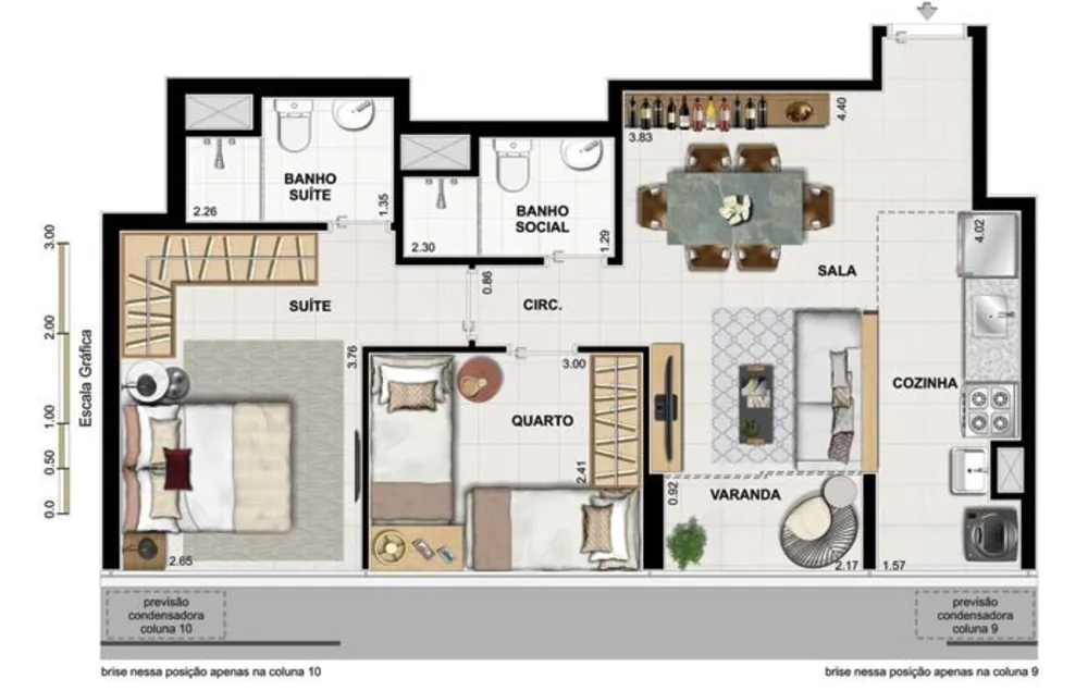 Apartamento, 2 quartos, 55 m² - Foto 64