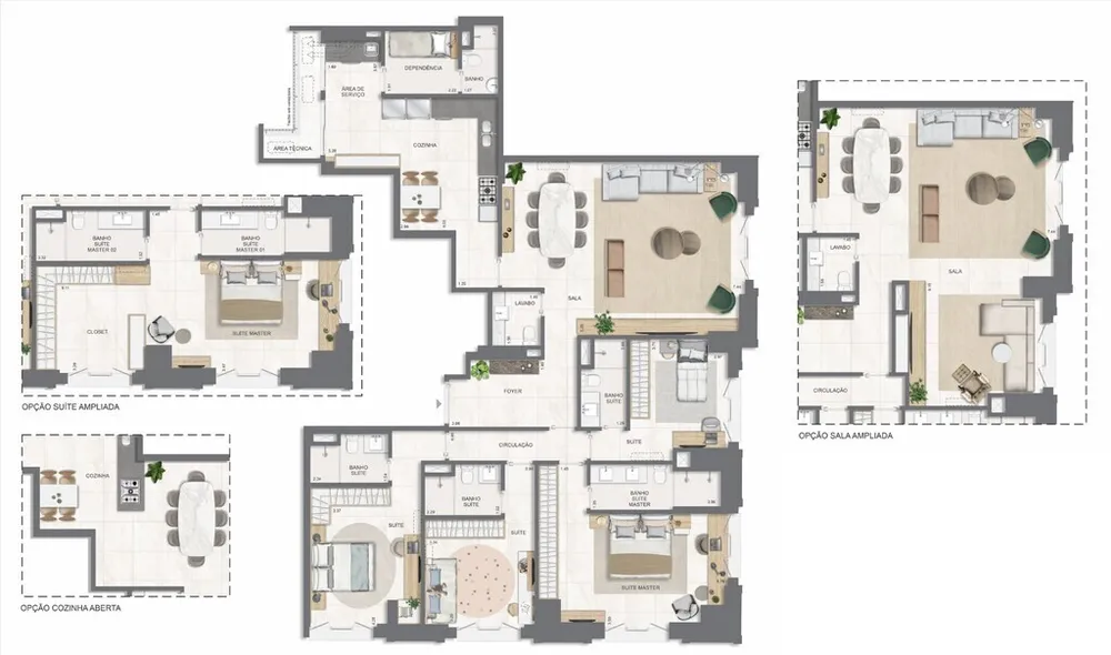Apartamento, 4 quartos, 211 m² - Foto 72