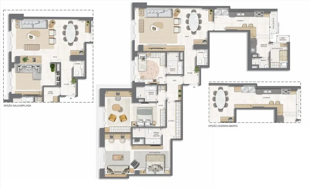 Apartamento, 4 quartos, 211 m² - Foto 60