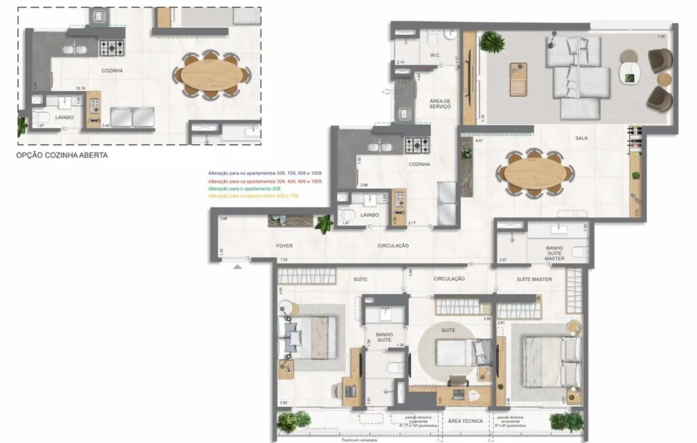Apartamento, 4 quartos, 211 m² - Foto 45