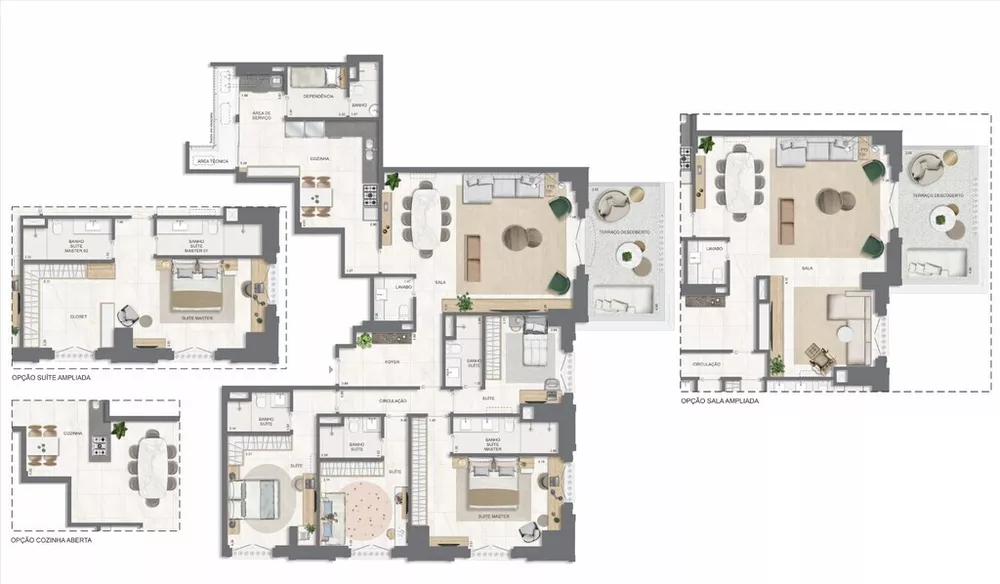 Apartamento, 4 quartos, 214 m² - Foto 71