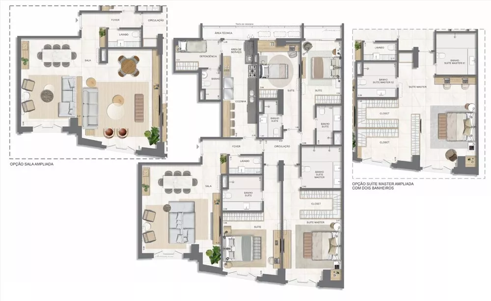 Apartamento, 4 quartos, 214 m² - Foto 64