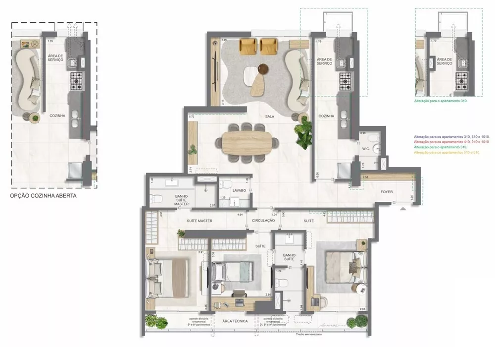 Apartamento, 4 quartos, 214 m² - Foto 42